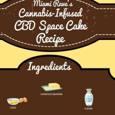 Miami Rave’s CBD Infused Space Cake Recipe