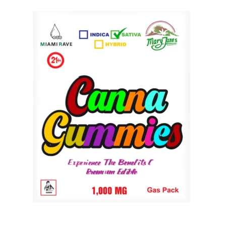 1000 MG CBD Sativa Canna Gummies