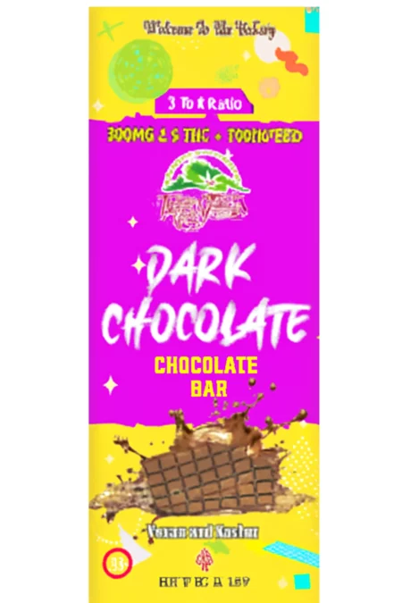 1000 MG THC Dark Chocolate Bar