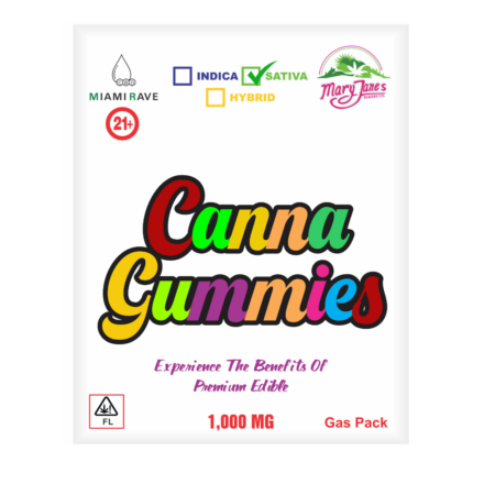 Sativa 1,000 MG Cannabis Gummies For sale