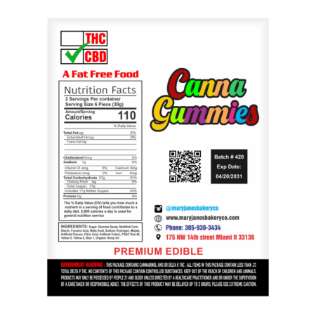 1,000 MG Full Spectrum CBD Infused Gummie Candy For Sale Online