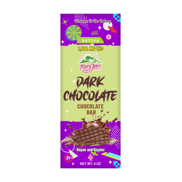 Sativa 1,000 MG THC Infused Chocolate Bar